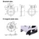 thumbnail image 5 of 2X Bicicleta Eléctrica BZ-4 (8) PAS KT Sensor de Par de Pedal de 8 Imanes Partes de Ebike Conector Estanco para Bicicleta Eléctrica, 5 of 5