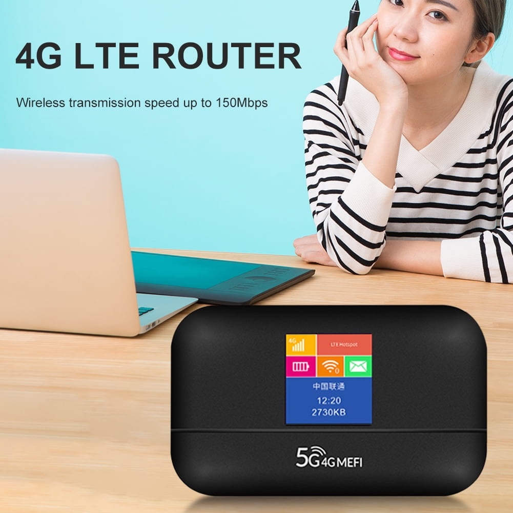 Wireless Router 3000mAh Portable WiFi Router for Home Travel Office ...