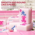 thumbnail image 6 of American Mahjong Tile Set with 166 Pink Back Tiles, Mahjong Game Set, 6 of 9