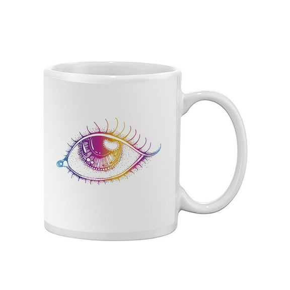 Colorful Psychedelic Eye Mug -Image by Shutterstock,