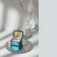 thumbnail image 4 of Caja de almacenamiento de anillos de viaje - Caja de almacenamiento de joyas hecha a mano de primera calidad / Pequeña colección de regalos de aretes de joyería portátil - VERDE, 4 of 5