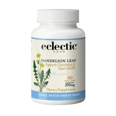 Eclectic Herb Dandelion Leaf, 200 mg, 90 Veg Caps