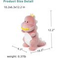 thumbnail image 3 of Cute Stuffed Dinosaur Plush, 12" Soft Dino Plushie Toys for Boys Girls Baby Kids, 3 of 10
