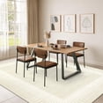 thumbnail image 4 of Garvee 5'x7' Geometric Striped Bordered Area Rug Modern Solid Carpet, Washable Non Slip Rug for Living Room Bedroom Home Office, Beige, 4 of 9