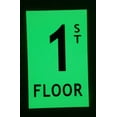 thumbnail image 2 of Floor number 1 Sign HEAVY DUTY / GLOW IN THE DARK "FLOOR NUMBER" SIGN HEAVY DUTY (ALUMINUM SIGN 5 X 8), 2 of 2