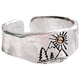 thumbnail image 2 of Anillos para mujer, regalos para mujer Anillo Sunset Valley vintage Sunset Valley Champagne Sun Forest Sunset Valley, 2 of 5