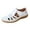 White, variant on Juosiy Women's Wedge Sandals Breathable Closed Toe Dressy Comfortable Hollow Out Fisherman Shoes