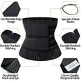 thumbnail image 5 of KIWI RATA Neoprene Sauna Workout Waist Trainer for Men Sweat Trimmer Belt with Double Tummy Control Straps, 5 of 6