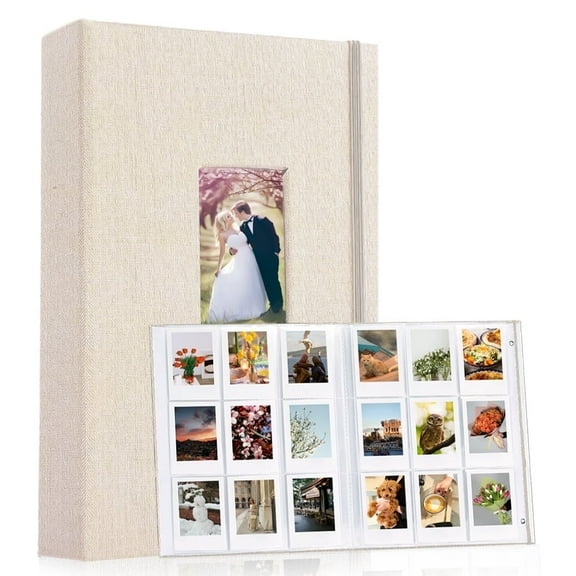 Premium Linen Fabric Wedding Memory Book 23.5 x 29.5 cm