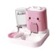 thumbnail image 5 of Comedero automático para mascotas, comedero para gatos, bebedero de viaje, cuenco de comida desmontable. Rosa, 5 of 9