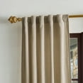 thumbnail image 2 of Martha Stewart Naples Chenille 37 W" x 84 L" Indoor Curtain Panels, Backtab, Safari (Set of Two), Adult, 2 of 6