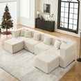 thumbnail image 3 of BEHOST 1 Pack Throw Pillows with Insert and Removable Cover, Beige Chenille, 3 of 4