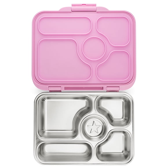Yumbox Presto Rosa 5 Compartimientos Acero Inoxidable