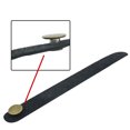 thumbnail image 2 of Acoustic Guitar Neck Strap Adapter - Black Synthetic Leather with Metal Button, 20cm Length, 4g Lightweight, Soft & Scratch-Resistant, Fits Under Headstock Strings for Secure Strap Attachment (Guitar, 2 of 6