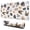 Cartoon Dog, variant on Long Mouse Pads for Desk,Cute Cartoon Corgi Desk Mats on Top Of Desks, Desk Mouse Pad Extra Large with 3mm Non-Slip Base and Stitched Edge for Gaming,Office,Work,Home 31.5"x11.8"