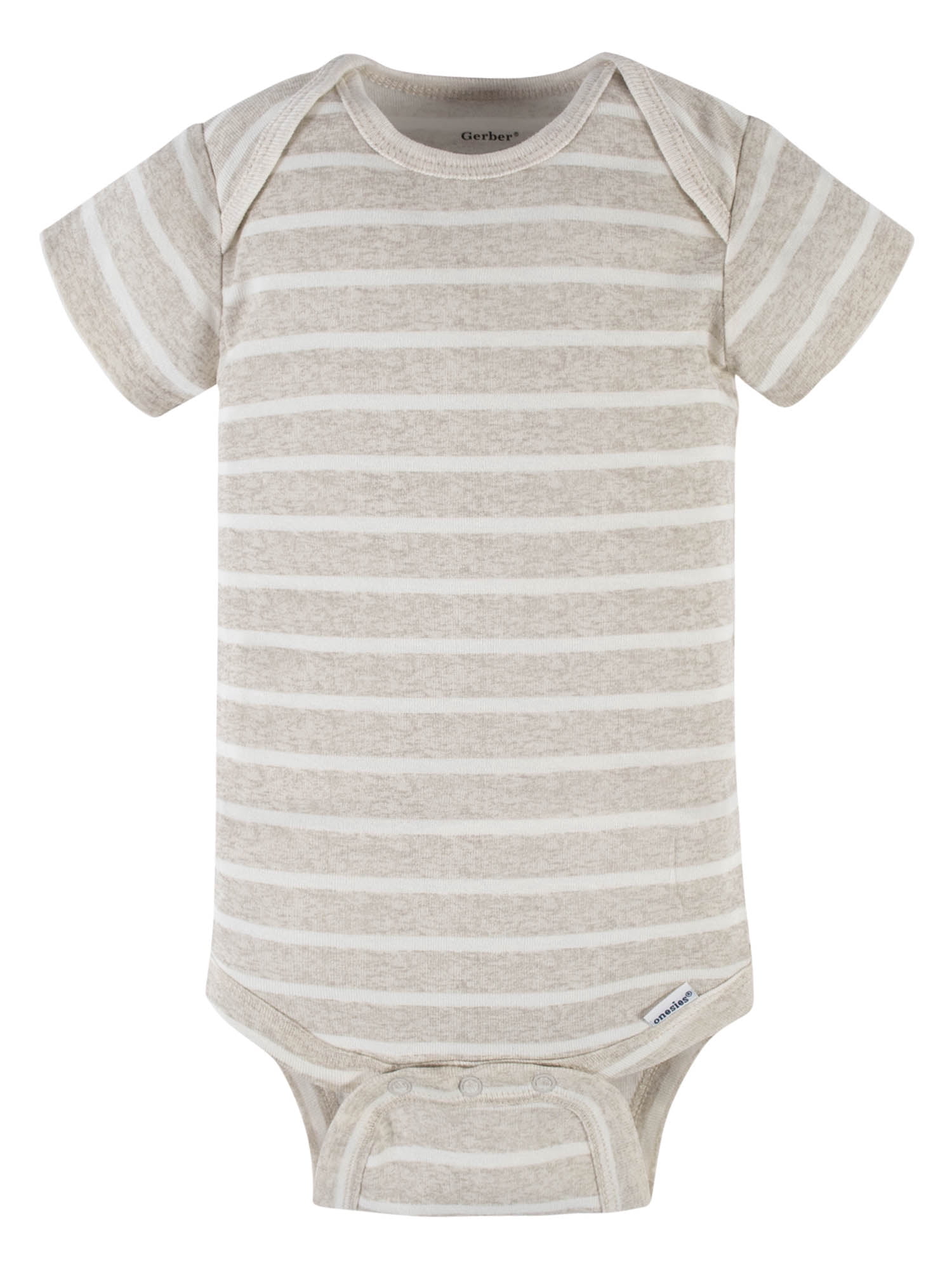 Gerber Baby Boy Short Sleeve Onesie Bodysuits, 5-Pack (Preemie-24 Months)