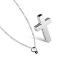 thumbnail image 2 of BERTDOMD Memorial Ashes Necklace with Cross Pendant, Urn Keepsake Jewelry for Men & Women, Remembrance Pendant, 2 of 5