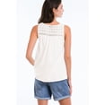 thumbnail image 2 of Ellos Women's Crochet Lace Tank Top, 2 of 6