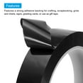 thumbnail image 3 of 1" x 72 Yard Graphic Tape Whiteboard Tape Dry Erase Pinstripe Tape for Grid Chart, Black, 3 of 5