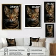 thumbnail image 4 of Designart "Toyger Feline Tigress Image" Animals Cat Wall Decor, 4 of 7