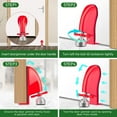 thumbnail image 3 of Wolfrail Door Jammer Door Lock Stopper. Portable Door Security Devices for Women Safety Personal Protection/Home Security. Aluminum Alloy Anti-Slip Door Lock Stopper Security 1 PCS (Red), 3 of 5