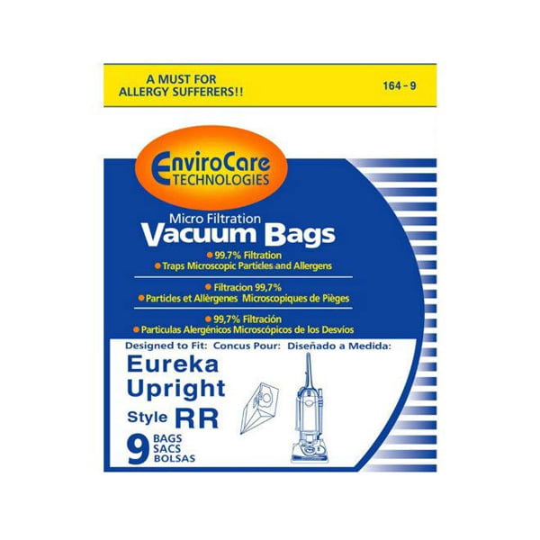 Eureka Style RR Vacuum Bags Type R R Vac 61115 Micro Allergen Filtration Style 