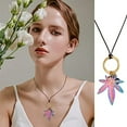 thumbnail image 5 of 12pcs Maple Leaf Pendants Multi-Color Tree Leaves Charms Pendants Alloy Enamel Pendants 39x33mm, 5 of 9