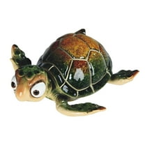 FC Design 6"W Miniature Cute Green Sea Turtle Figurine Statue Sculpture Ornament Decoration Home/Room Decor and Unique Gift Ideas for Housewarming, Holidays and Birthdays