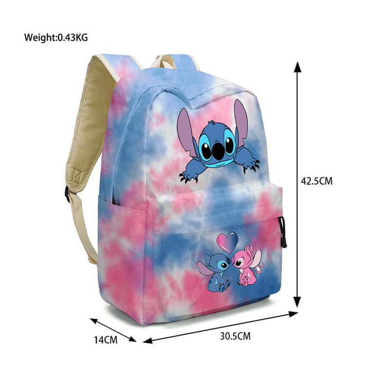  Beger Stitch Cartoon Anime Backpack Stitch Merch Backpack  Canvas 3d Printed Backpack Work Sport Hiking Travel Backpack