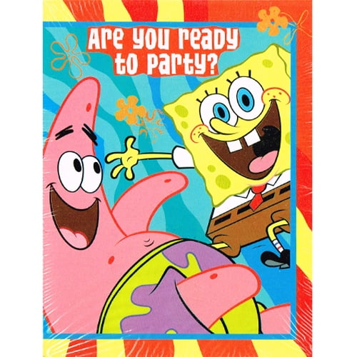 Spongebob Gift Wrap & Greeting Cards