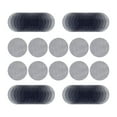 thumbnail image 4 of 50 almohadillas de malla para agujeros de macetas, herramienta de jardín para bloquear la tierra, rejilla inferior del cuenco con fugas M, 4 of 9