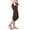 Brown, variant on Fewfanhot Women's Cargo Capri Pants with Pockets, High Waist Drawstring Stretchy Capris, Casual 3/4 Length Yoga Pants, XS-4XL (Multicolor)
