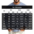 thumbnail image 4 of Mfakffe Men's Striped T-Shirt Long Sleeves Round Neck Basic | Spring Fall, Lightweight Fabric, Soft, Regular Fit, Casual Style, 4 of 5