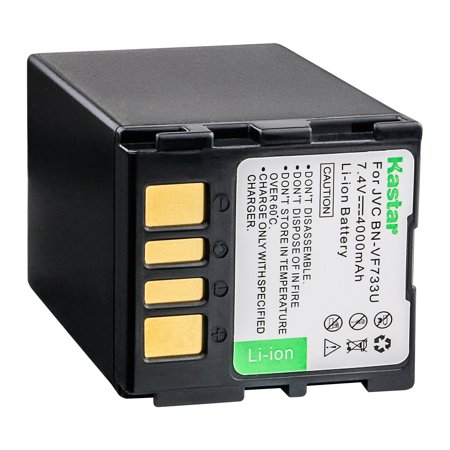 Kastar BN-VF733 Battery 1-Pack Replacement for JVC GZ-MG60 GZ-MG60AA GZ-MG60E GZ-MG60EK GZ-MG60EX GZ-MG60EY GZ-MG60EZ GZ-MG60U GZ-MG60US GZ-MG67 GZ-MG67AA GZ-MG67AC GZ-MG67AH GZ-MG67E Camera