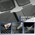 thumbnail image 6 of PIT66 TPE All Weather Guard Car Floor Mats Liner 1st 2nd 3rd Row Set Fit for Honda Pilot 2016-2022, 6 of 11