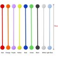 thumbnail image 1 of 10 bridas reutilizables con imán fuerte para agrupar y organizar cables, cables de auriculares, cables de carga USB, color aleatorio, 1 of 5