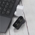 thumbnail image 3 of Matsuzay Adaptador giratorio de alta velocidad de 3 puertos USB 2.0 HUB USB Desktop Splitter para Tablet PC Juegos de teclado y mouse para computadora Blanco, 3 of 6