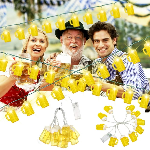 Xihbxyly Oferta Del Día Liquidación Luces de Cadena para Vasos de Bebidas, Luces Decorativas para Patios En Verano Al Aire Libre, Luces Led para Dormitorios, Luces Decorativas Contemáticas de Verano