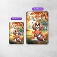 thumbnail image 5 of Hello Fall Cavalier King Charles Spaniel Football Welcome Autumn with Leaves Pumpkins Vertical Metal Aluminum Sign Dog Lover Gifts Wall Art Home Decor - 00012, 5 of 5