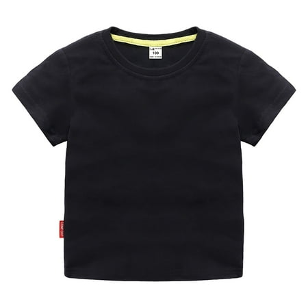 

Boys and Girls Classic Tang Top Undershirt Fit Crewneck T Shirt Small Pack | Organic Cotton Soft Boy Toddler Multi Pack Short Sleeve Toddler Boy Tops Basic Toddlers and Kids