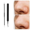 thumbnail image 5 of Unique Bargains Regular Pimple Extractor Tool Kit Textured Grip Black, 5 of 6