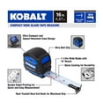 thumbnail image 7 of Kobalt Compact 16-ft Tape Measure, 7 of 7