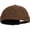 Brown, variant on Corduroy Hat Docker Cap for Men Women, Brimless Hats Worker Sailor Cap Beanie Retro Beanie Rolled Cuff Skullcaps with Adjustable