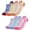 Multicolor-C, variant on Women Arch Support Cushioned Ankle Running Socks, Thick Low Cut No Show Athletic Socks for Women 6-8, 6 Pairs