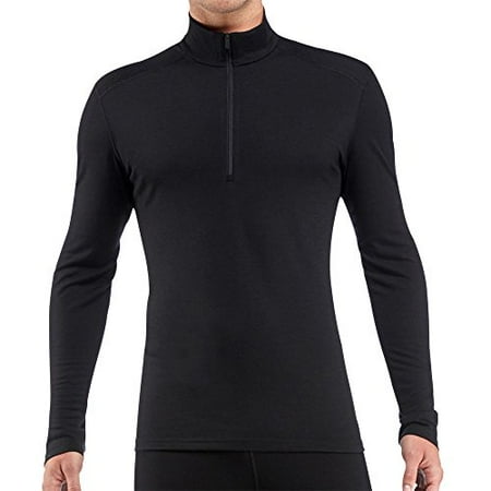 Mens Icebreaker - Icebreaker Oasis LS Half Zip - Men's Black XS