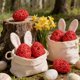 thumbnail image 4 of Decoración de Pascua Juego de bolas de ratán tejidas de 6,5 cm, 2 adornos de fibra con huevos, azul claro rosa rojo púrpura verde amarillo, decoración para fiestas colgantes, 4 of 6