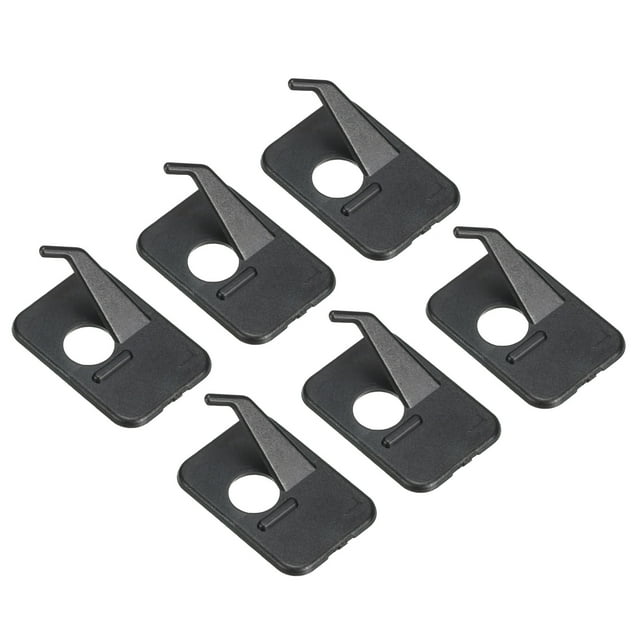 Unique Bargains Arrow Rest Plastic Adhesive Archery Arrow Support for Left Hand Compound Recurve Bow, 6 Pack
