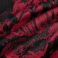 thumbnail image 5 of HIG 7-Piece King Comforter Set with Matching Curtains - Burgundy Flower Patchwork Bed in a Bag Bedding Set, 5 of 9