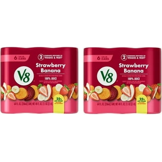 ♡strawberry♡SALE様　CLANEブラックサイズ0 V8 Strawberry Banana, 8 oz., 6 pack - Walmart.com