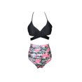 thumbnail image 1 of ITFABS Mother Daughter Swimsuit, Padded Bikini Set, Ruffle Floral Bathing Suit, 1 of 1